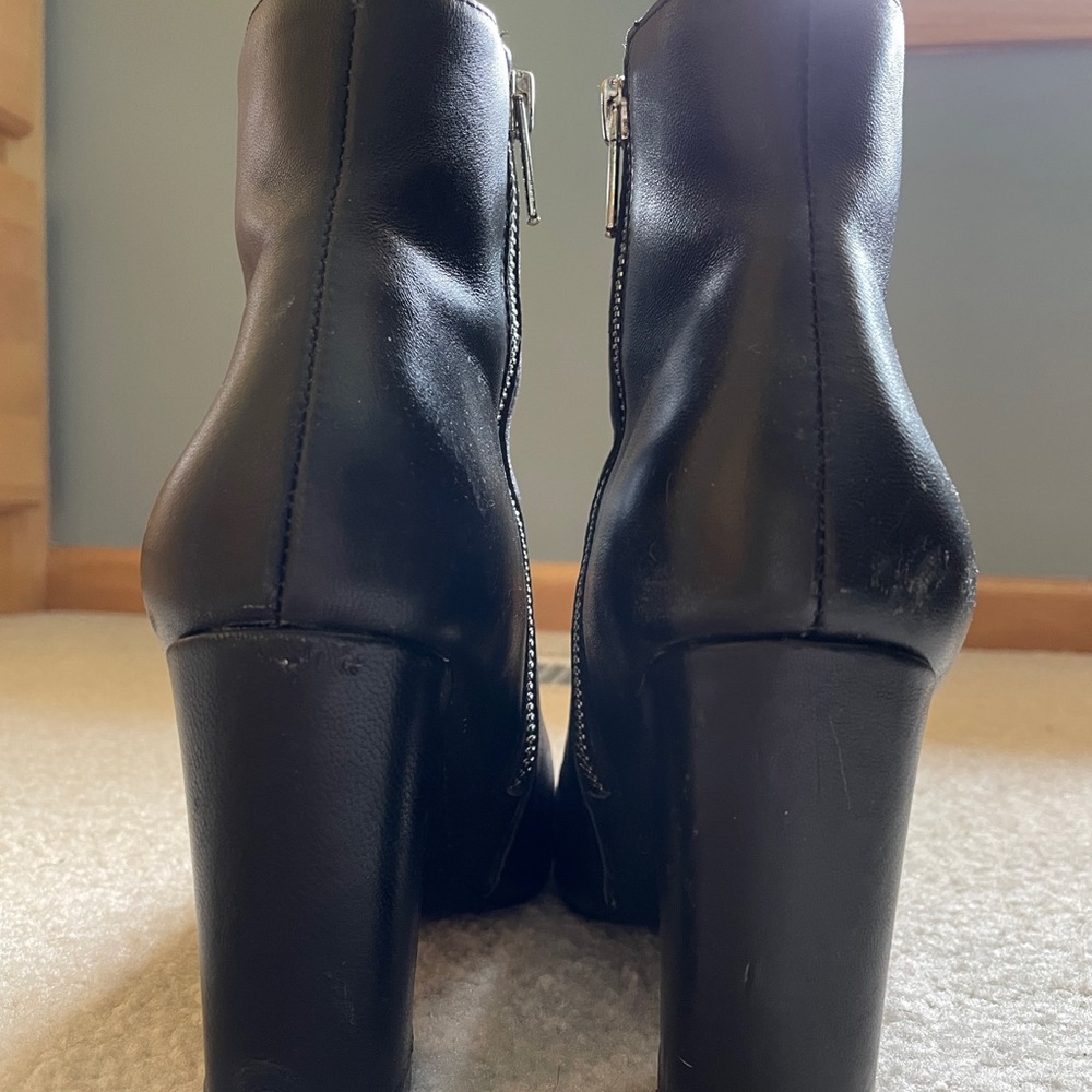 Steve Madden Black Booties - Picture 3 of 6